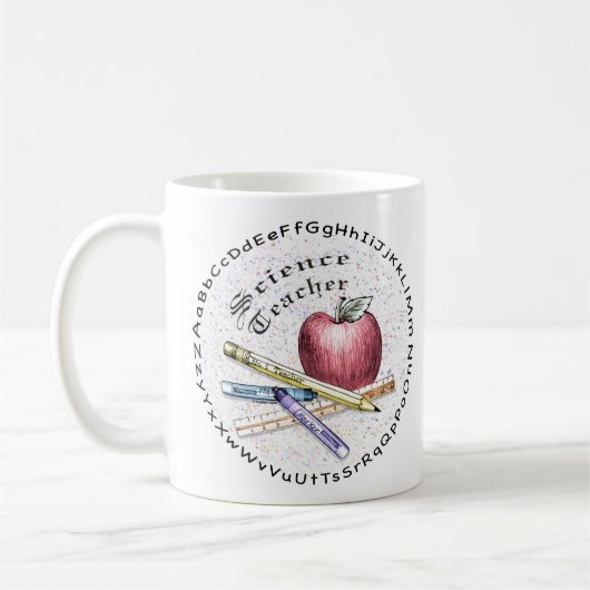 Wissenschaftslehrer Kaffeetasse (Links)