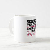 Wissenschaftslehrer Kaffeetasse (Vorderseite Links)