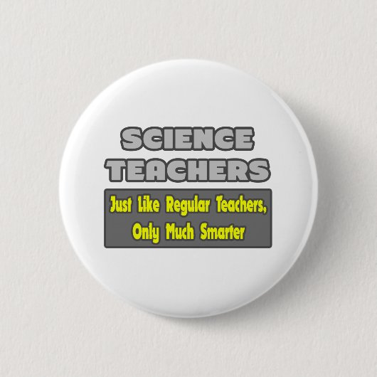 Wissenschaftslehrer... klüger button (Vorderseite)