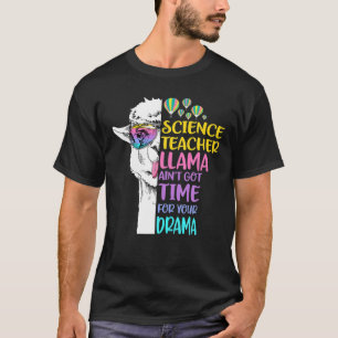 Wissenschaftslehrer Llama T-Shirt