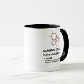 Wissenschaftslehrer lustiges Substantiv Definition Tasse (VorderseiteRechts)
