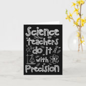 Wissenschaftslehrer machen das mit Präzision Karte (Gelbe Blume)