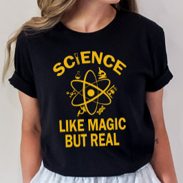 Wissenschaftslehrer-Shirt, Wissenschaft wie Magie, T-Shirt