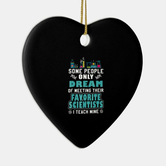 Wissenschaftslehrer unterrichtet Biologie, Chemie, Keramik Ornament (Rechts)