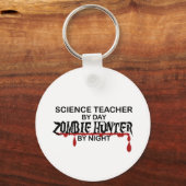 Wissenschaftslehrer Zombie Hunter Schlüsselanhänger (Vorderseite)