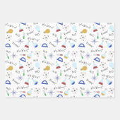 Wissenschaftsliebhaber Geschenkpapier Set (Vorderseite)