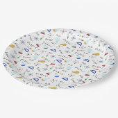 Wissenschaftsliebhaber Pappteller (Schrägansicht)