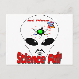 Wissenschaftsmesse Postkarte