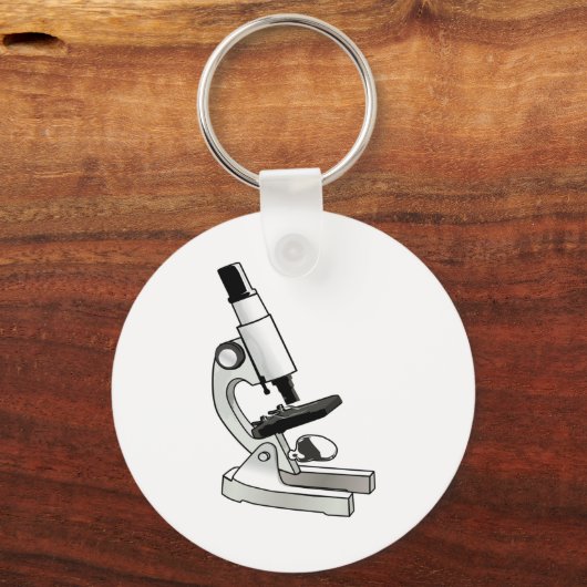 Wissenschaftsmikroskop Schlüsselanhänger (Vorderseite)