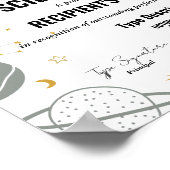 Wissenschaftspreis zum Thema "Weltraum" Poster (Ecke)