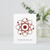 Wissenschaftsregeln! - Atom (005a) Postkarte (Stehend Vorderseite)