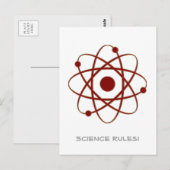 Wissenschaftsregeln! - Atom (005a) Postkarte (Vorne/Hinten)
