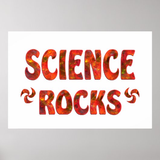 WISSENSCHAFTSROCKS POSTER (Vorne)