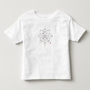 Wissenschaftssymbol mit Sauberkeit, Monoline Detai Kleinkind T-shirt