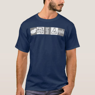 Wissenschaftssymbol-Shirt für dunkle Shirts