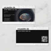 Wissenschaftstechnologie | AI Engineer Visitenkarte (Vorne/Hinten)
