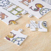 Wissenschaftstypografie Puzzle (Seite)