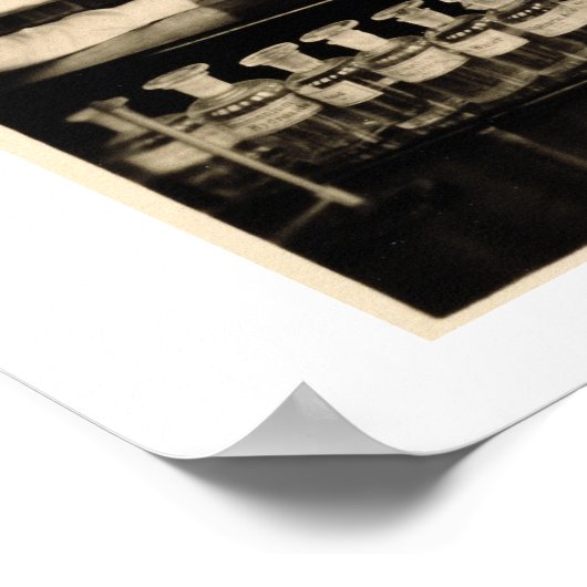 Wissenschaftsunterricht an der London Grammar Scho Poster (Ecke)