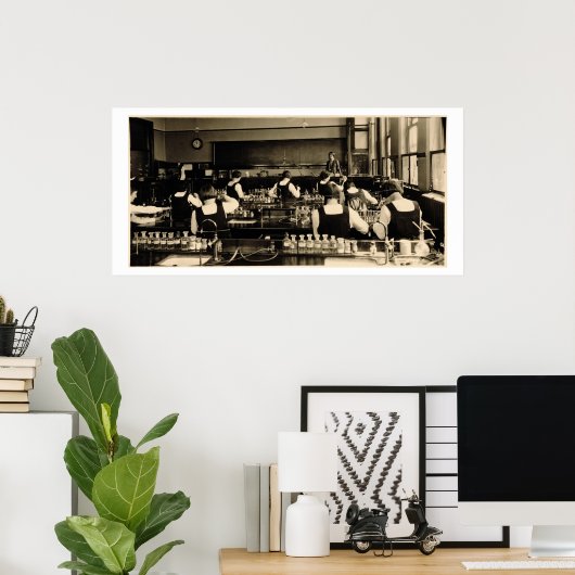 Wissenschaftsunterricht an der London Grammar Scho Poster (Heimbüro)