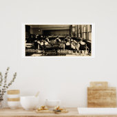 Wissenschaftsunterricht an der London Grammar Scho Poster (Küche)