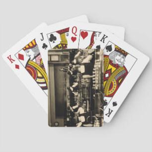 Wissenschaftsunterricht an der London Grammar Scho Spielkarten