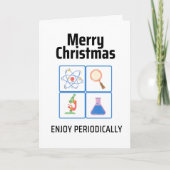 WissenschaftsWeihnachtsfest Karte (Vorderseite)