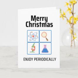 WissenschaftsWeihnachtsfest Karte