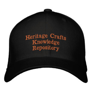 Wissensdatenbank für Heritage-Handwerkskunst Bestickte Baseballkappe