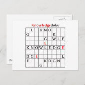Wissensdoku Postkarte (Vorne/Hinten)