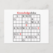 Wissensdoku Postkarte (Vorderseite)
