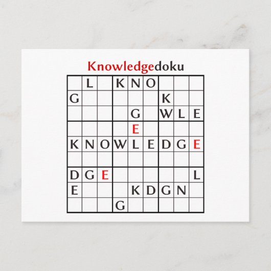 Wissensdoku Postkarte (Vorderseite)