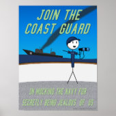 Wissensklausel "Join the Coast Guard" Poster (Vorne)