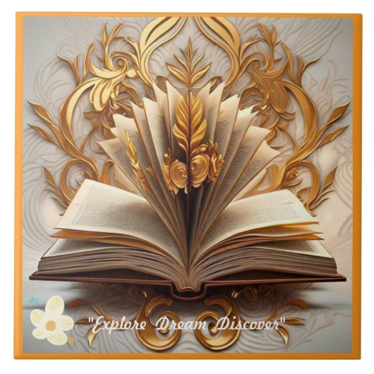 "Wissenssuche" Fliese (Vorderseite)