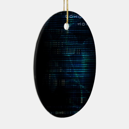 Wissenstechnische Daten als Abstrakte Kunst Keramik Ornament (Rechts)