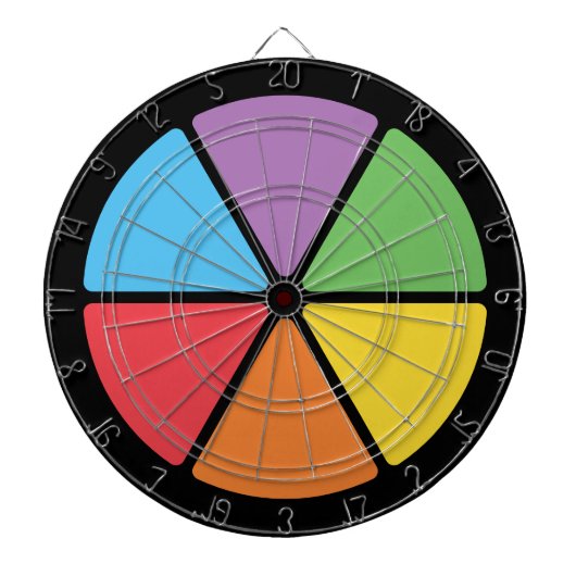 Wissenszweige Dartscheibe (vorne)