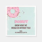 Wisst nicht, was ich ohne euch tun würde serviette (Vorderseite)