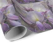 Wistaria Blume Geschenkpapier (Rolleneckpunkt)