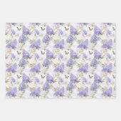 Wistaria-Packpapier Geschenkpapier Set (Vorderseite 3)