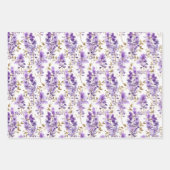 Wistaria-Packpapier Geschenkpapier Set (Vorderseite 2)