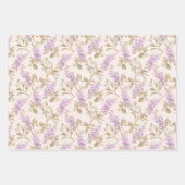 Wistaria-Packpapier Geschenkpapier Set (Vorderseite 2)