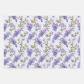 Wistaria-Packpapier Geschenkpapier Set (Vorderseite)