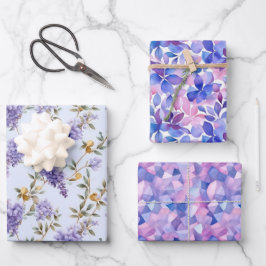 Wistaria-Packpapier Geschenkpapier Set