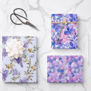 Wistaria-Packpapier Geschenkpapier Set