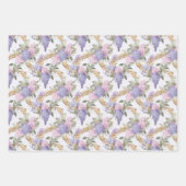 Wistaria-Packpapier Geschenkpapier Set (Vorderseite 3)