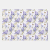 Wistaria-Packpapier Geschenkpapier Set (Vorderseite 2)
