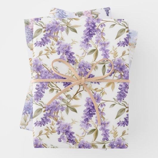 Wistaria-Packpapier Geschenkpapier Set (Beispiel)