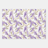 Wistaria-Packpapier Geschenkpapier Set (Vorderseite)