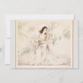 Wisteria, 1940 von Louis Icart Feiertagskarte (Vorderseite)