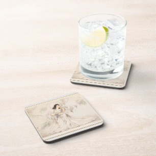 Wisteria, 1940 von Louis Icart Getränkeuntersetzer