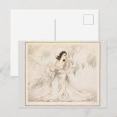 Wisteria, 1940 von Louis Icart Postkarte (Vorne/Hinten)